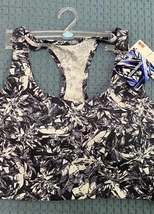 Спортивний топ бра майка uniqlo