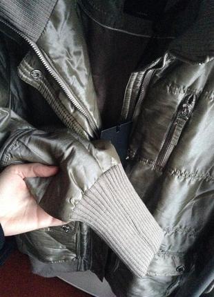 Sale серебристое серое цвета металлик пальто куртка s6 фото