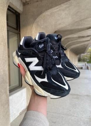 Кроссовки new balance 9060 white black5 фото