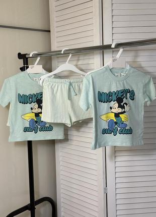 Літній костюмчик міккі від h&m 80 р