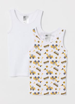 Набор маек мальчику, майки 6/8 лет от h&m
