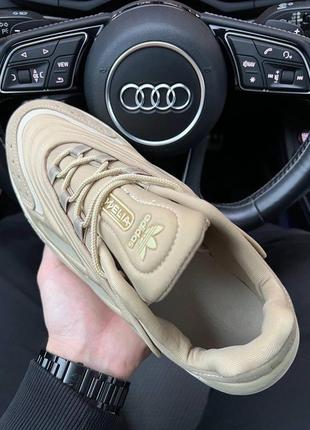 Мужские кроссовки adidas ozelia originals beige5 фото