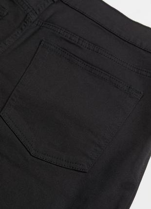Стильные черные катоновые шорты от h&amp;m4 фото