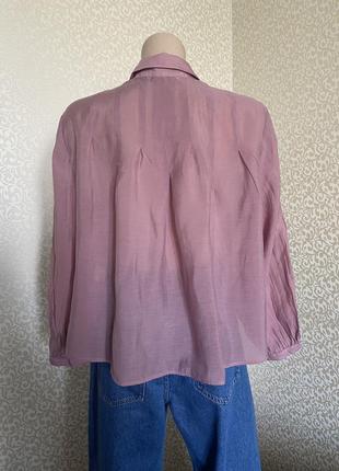 Ефектна блуза з ліоцелу та гарними ґудзиками zara4 фото