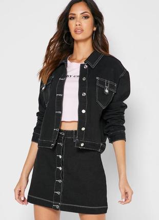 Джинсова куртка missguided1 фото