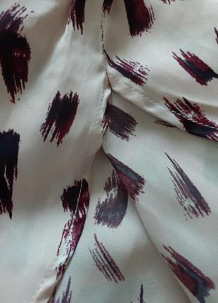 Гарної якості блуза пудрового кольору з оригінальним леопардовим принтом6 фото