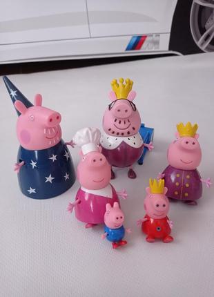 Peppa pig. королівська сім'я свинки пеппи.