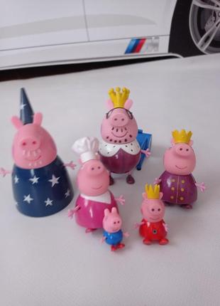 Peppa pig. королівська сім'я свинки пеппи.