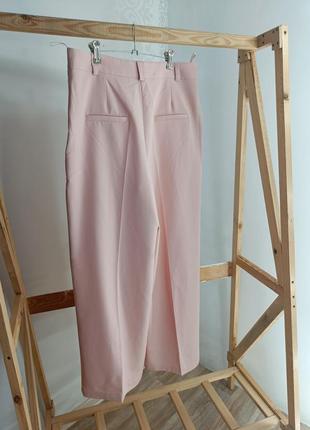 Пудровые розовые нежные брюки клеш палаццо wallis3 фото