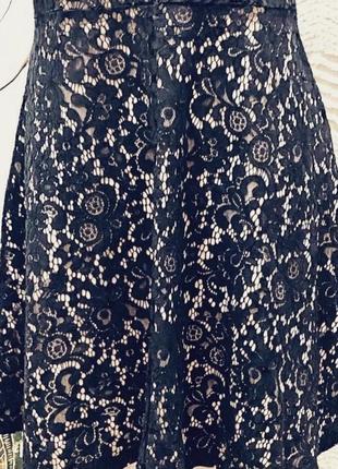 Кружевное платье на пудровой подкладке h&amp;m4 фото
