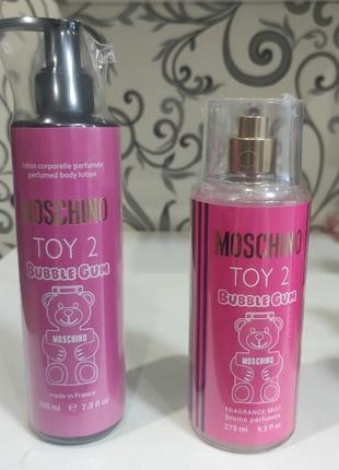 Подарочный набор женский moschino toy 2 bubble gum (москино тот 2 бабл гам)