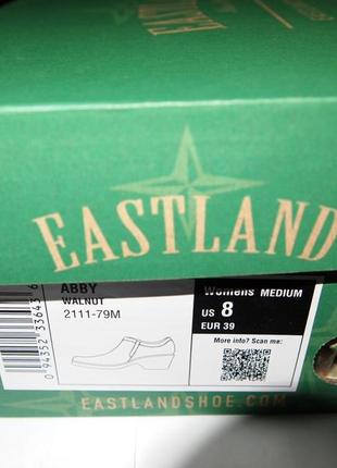 Туфлі - сліпони нові шкіряні eastland в коробці8 фото