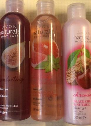 Гели для душа naturals avon