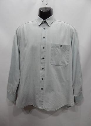 Мужская джинсовая рубашка с длинным рукавом c&a р.48-50 010дрбу (только в указанном размере, только 1 шт)
