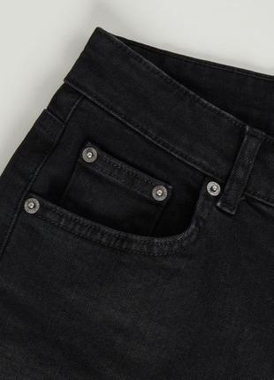 Черные джинсовые шорты reserved5 фото