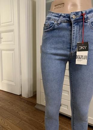 Скинни женские джинсы скины турция dekploy облегающие турецкие2 фото