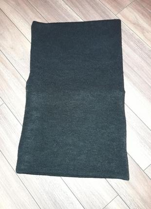 Чёрный шарф- снуд3 фото