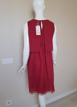 Очень красивое легкое платье с вышивкой mint &amp; berry5 фото