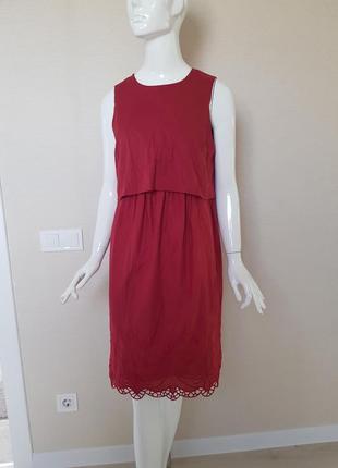 Очень красивое легкое платье с вышивкой mint &amp; berry2 фото