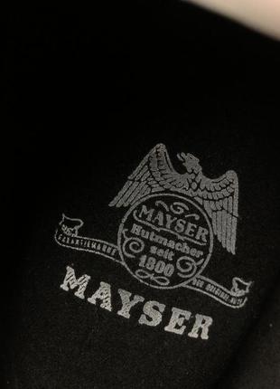 Mayser фетровий капелюх федора германія з шкіряним ремінцем вовняний  автентичний класичний у вінтажному стилі7 фото