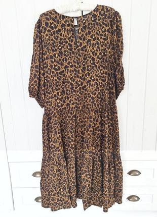 Платье летнее леопардовое2 фото