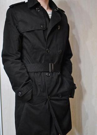 Стильная изысканная длинная куртка френч плащ kiomi - l(48) kiomi