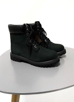 Зимние ботинки timberland термо в черном цвете (осень-зима-весна)😍3 фото