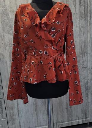 Шикарная блузка цвет скамья❤️‍🔥 размер м/л 38/404 фото