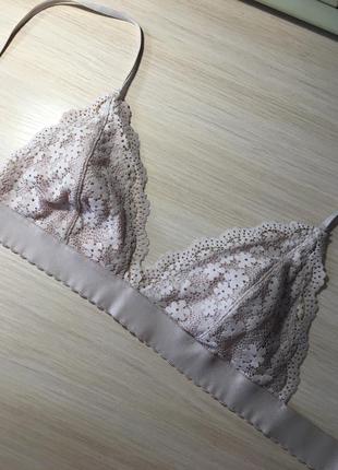 Браллет h&m padded lace bra - s6 фото