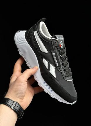 Кроссовки reebok legacy black/white1 фото