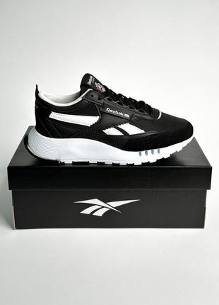 Кроссовки reebok legacy black/white8 фото