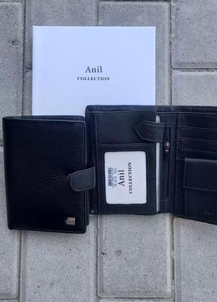Кожаный портмоне. качественный и стильный кошелек. хороший вариант подарка. итальянская кожа1 фото