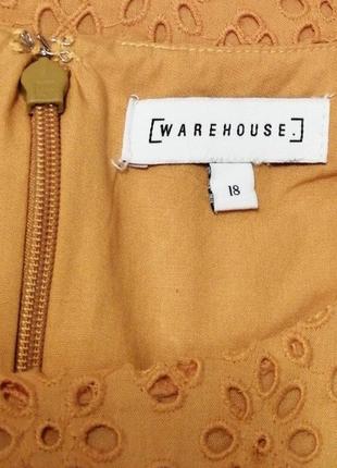 Гарна сукня warehouse, 100% бавовна-прошва, розмір 18/46 або xxxl, останні колекції7 фото