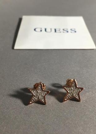 Сережки , серьги guess, zara