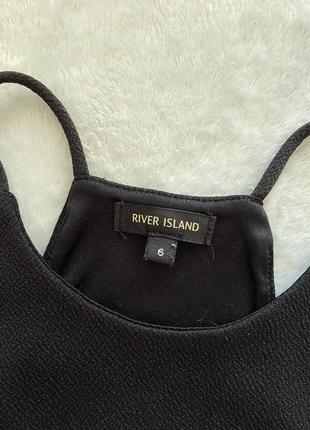 Черный топ майка river island4 фото