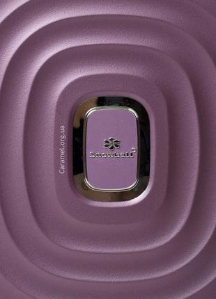 Комплект валіз франція ультролегкий поліпропілен 3 шт (l m s) фіолетовий snowball 352033 фото