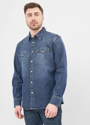 Сорочка\рубашка levi's barstow western standard denim shirt