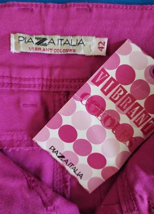 Стильные коттоновые женские шорты бриджи piazza italia, италия, р.m/l9 фото