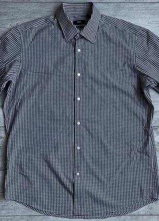 Сорочка\рубашка hugo boss micro check regular shirt enzo shirt