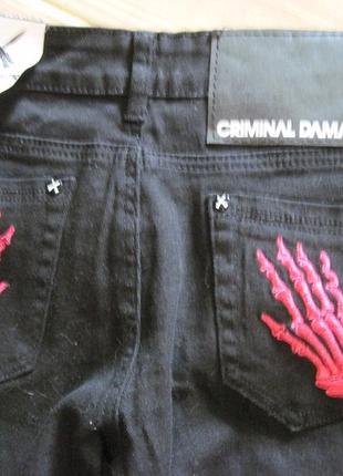 Новые стрейч. джинсы "criminal damage" р.s9 фото