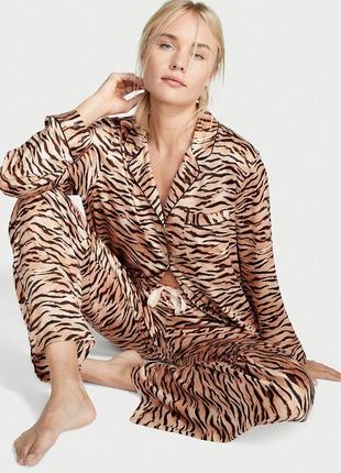 Victoria´s victorias secret виктория сикрет костюм для сна сатиновая пижама satin long pajama set