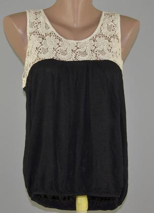 Красивая майка, кружевные вставки (12) river island