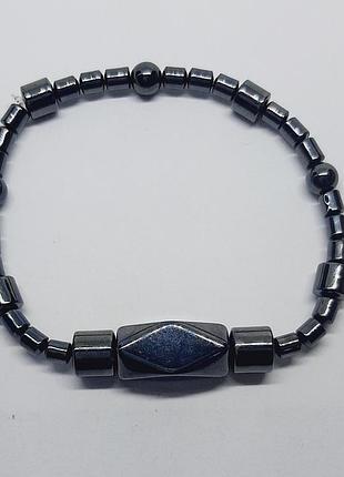 Браслет чоловічий гематит 3