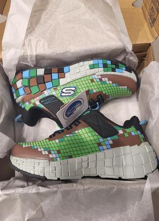 Кроссовки детские skechers minecraft майн крафт оригинал3 фото