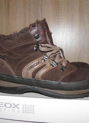Geox respira-зимние замшевые ботинки-39-40 разм.