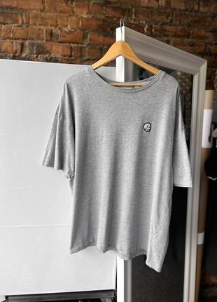 Cheap monday men’s gray oversized t-shirt оверсайз футболка