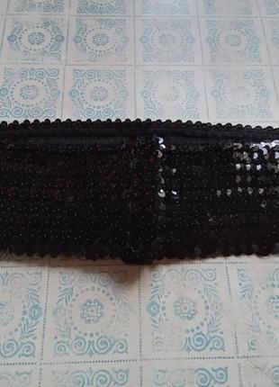 Пояс гумка паєтки