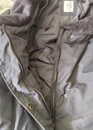 Демісезонна тепла зимова куртка подовжена курточка tu8 фото