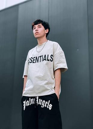 Трендова чоловіча футболка essentials від бренду fear of god 👕