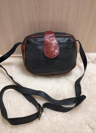 Сумка на плечо из натуральной кожи enzo poli